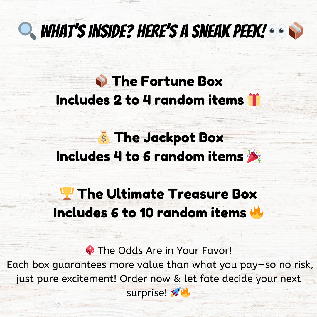 π₯ Premium Branded Mystery Box, 3X Value Guaranteed π₯π