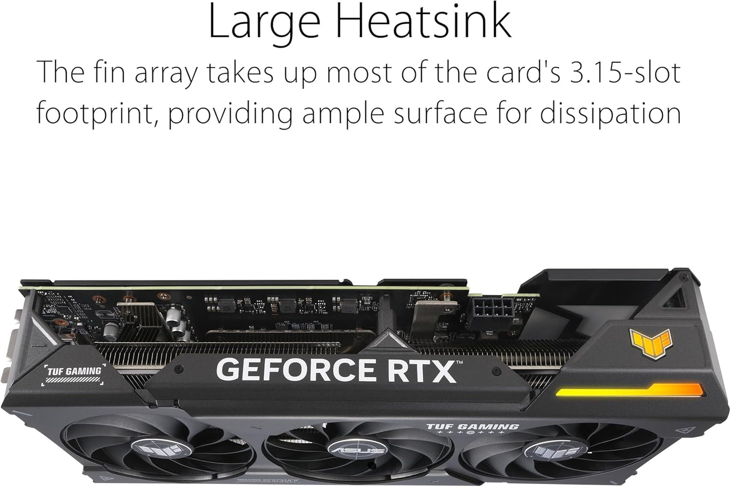 ASUS TUF Gaming GeForce RTX ™ 5070 12GB GDDR7 OC Edition Gaming Graphics Card (PCIe® 5.0, HDMI®/DP 2.1, 3.125-slot, Military-Grade Components, Protective PCB Coating, axial-tech Fans)