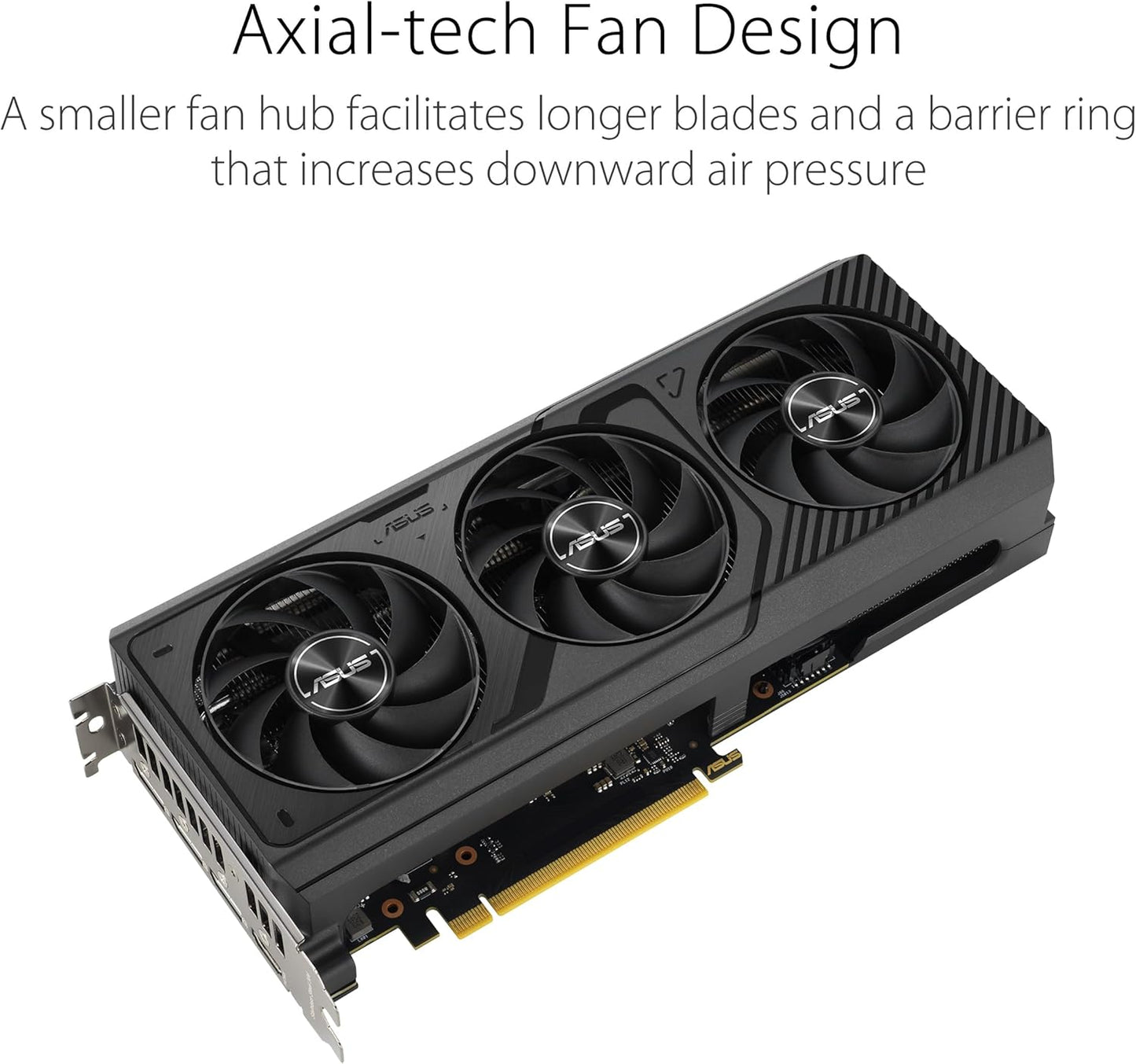 ASUS TUF Gaming GeForce RTX ™ 5070 12GB GDDR7 OC Edition Gaming Graphics Card (PCIe® 5.0, HDMI®/DP 2.1, 3.125-slot, Military-Grade Components, Protective PCB Coating, axial-tech Fans)